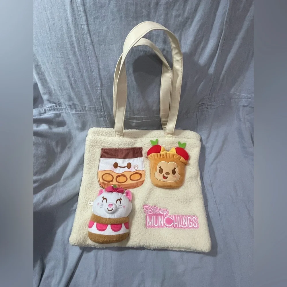 NEW Disney Munchlings Baked Treats Fanny Pack & Tote Bag - Mickey Minnie Marie‎
